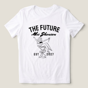 Brde future mrs personalised name Future Tri-Blend Shirt