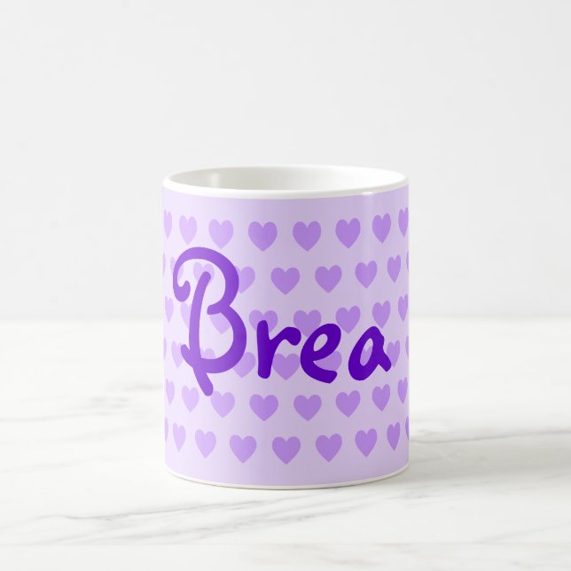 Brea in Purple Coffee Mug (Center)