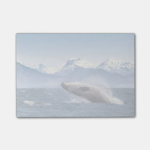 Breaching Humpback Whale In Alaska Post-it Notes