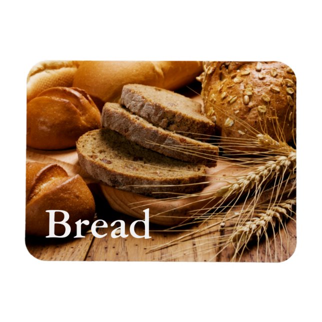 Bread and Wheat Magnet (Horizontal)