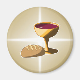 Bread and Wine The Last Supper Easter Communion Magnet