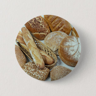 Bread assortment 6 cm round badge