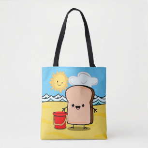 Bread At The Beach Tote Bag