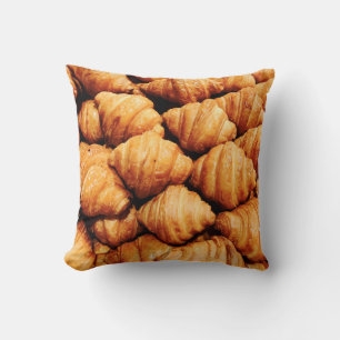 Bread background / Bread is a staple food prepared Cushion