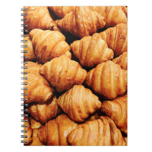 Bread background / Bread is a staple food prepared Notebook