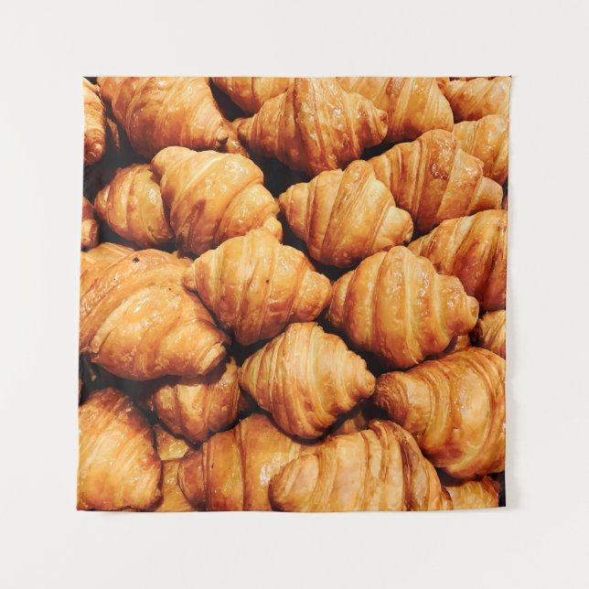 Bread background / Bread is a staple food prepared Tapestry (Front)
