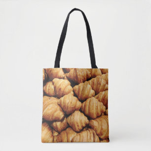 Bread Background: Staple Food Illustration Tote Bag