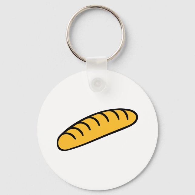 Bread baguette key ring (Front)