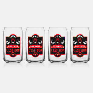 Bread Baker Can Glass