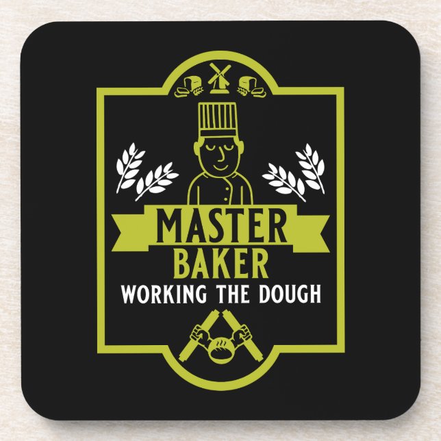 Bread Baker Coaster (Front)