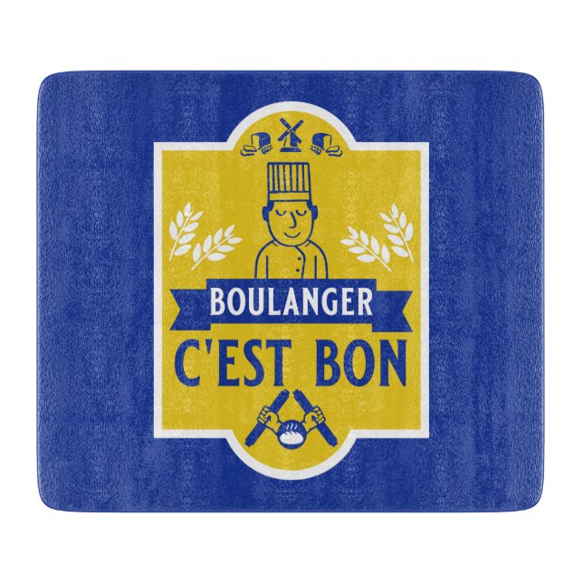 Bread Baker Cutting Board (Front)