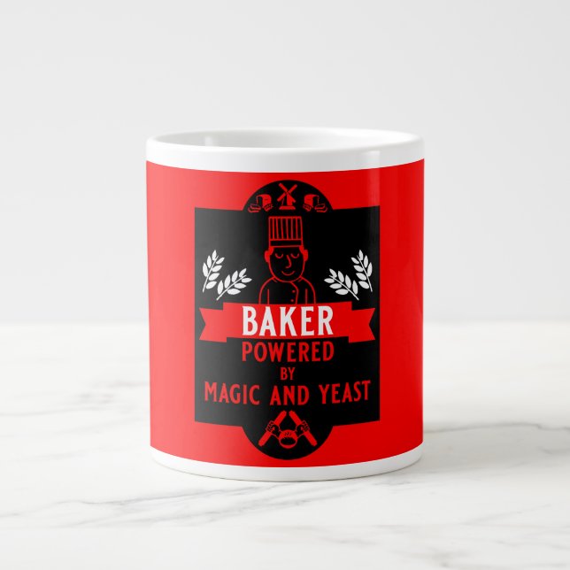 Bread Baker Large Coffee Mug (Front)