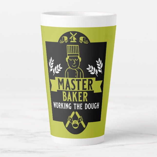 Bread Baker Latte Mug (Front)