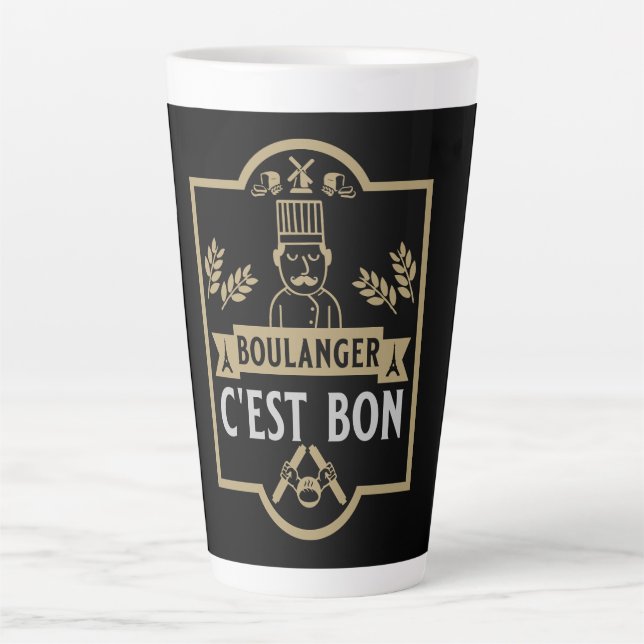 Bread Baker Latte Mug (Front)
