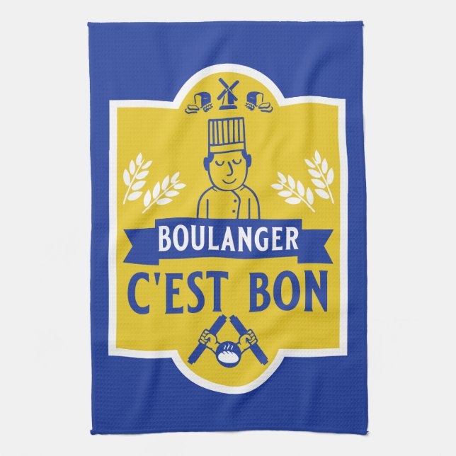 Bread Baker Tea Towel (Vertical)