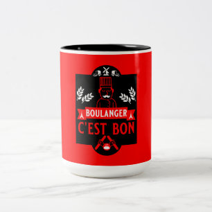 Bread Baker Two-Tone Coffee Mug