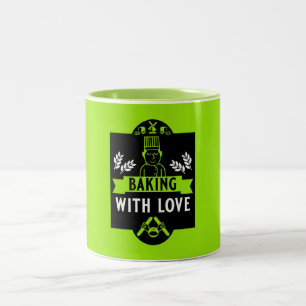 Bread Baker Two-Tone Coffee Mug