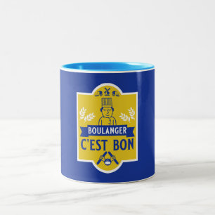 Bread Baker Two-Tone Coffee Mug