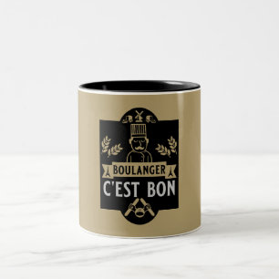 Bread Baker Two-Tone Coffee Mug