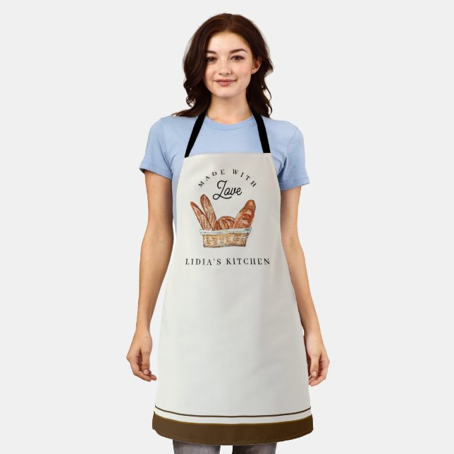 Bread Bakers Personalised Apron (Worn)