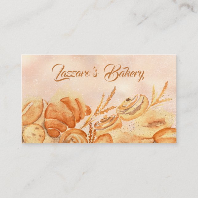 Bread Bakery Business Card (Front)