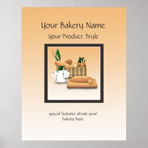 Bread Bakery Floor Sign