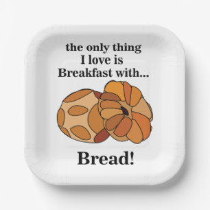 Bread Breakfast Bakery Party Paper Plate