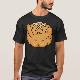 Bread Bunny Cute Food Animal Pun Art Whimsical T-Shirt