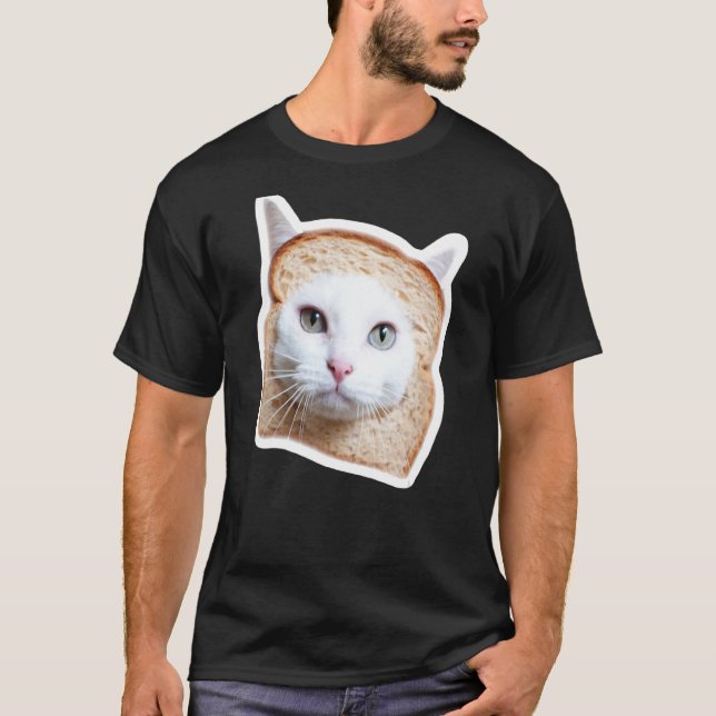Bread Cat  Internet Meme T-Shirt (Front)