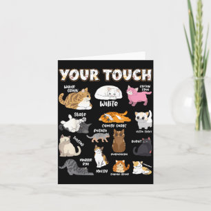 Bread Cats Variety Punny Cartoon Kitty Design Card