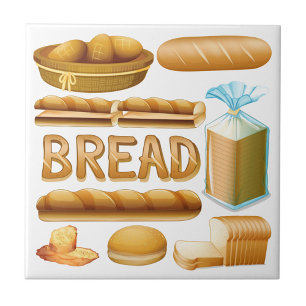 Bread Ceramic Tile