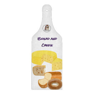 Bread & Cheese Glass Cutting Board