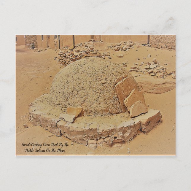 Bread/Cooking Oven On The Mesa NM Postcard (Front)