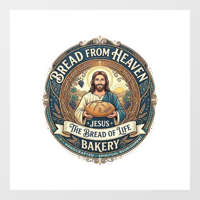 Bread From Heaven Jesus Bread Life Bakery Christia (Sheet)