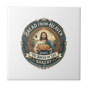 Bread From Heaven Jesus Bread Life Bakery Christia Ceramic Tile