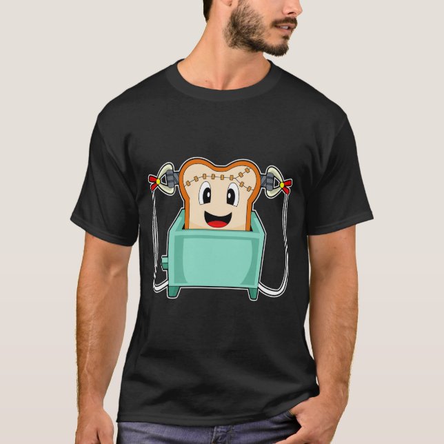 Bread Halloween Toaster T-Shirt (Front)