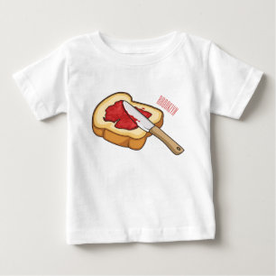 Bread & jam cartoon illustration baby T-Shirt