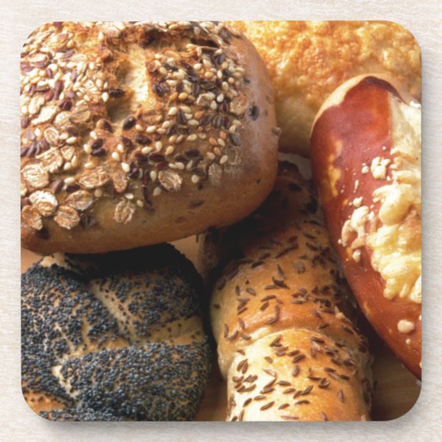 Bread Loaves Cork Coaster (Front)