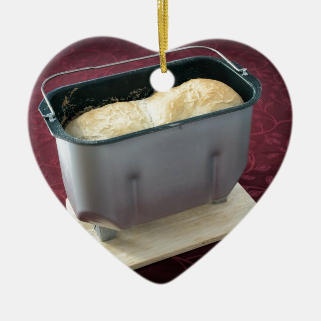 Bread maker ceramic tree decoration (Front)