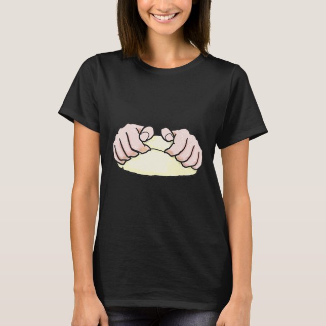 Bread Making Hands T-Shirt (Front)