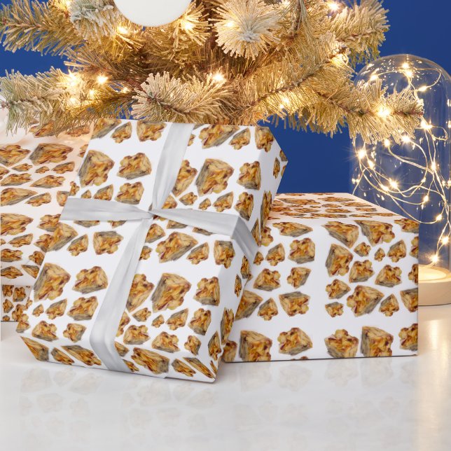 Bread pudding pattern  wrapping paper (Holidays)
