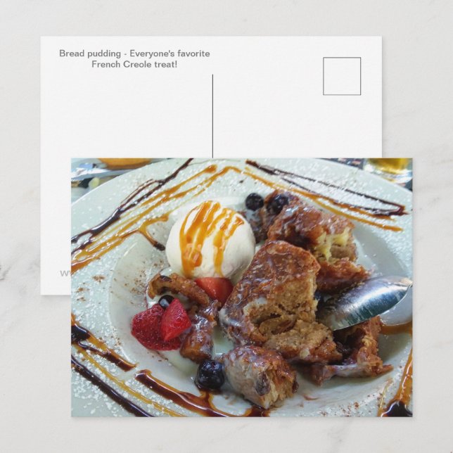 Bread Pudding Postcard (Front/Back)