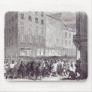 Bread Riot, in the Rue du Faubourg St. Antoine Mouse Pad