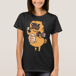Bread Roll Pug Abs Classic T-Shirt 99