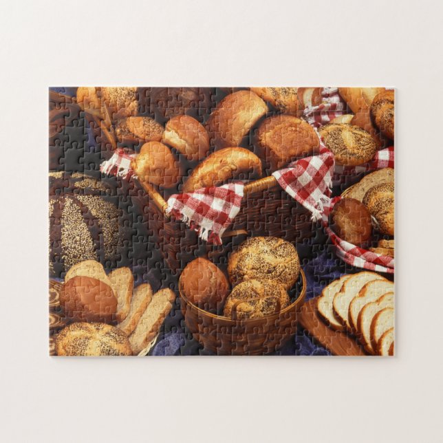 Bread still life jigsaw puzzle (Horizontal)