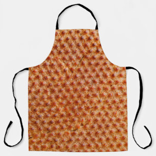 Bread texture with a lot of dots (after cooking on apron