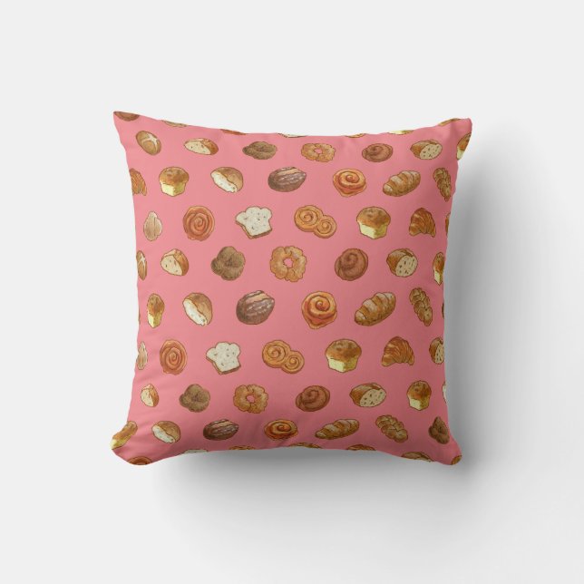 Bread Throw Pillow (Front)
