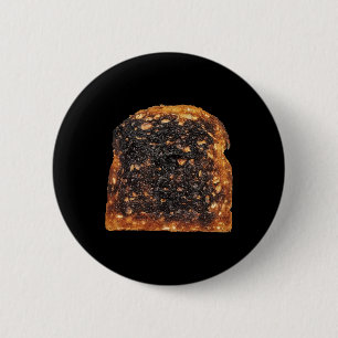 Bread Toast Burnt Matching Halloween Costume 6 Cm Round Badge