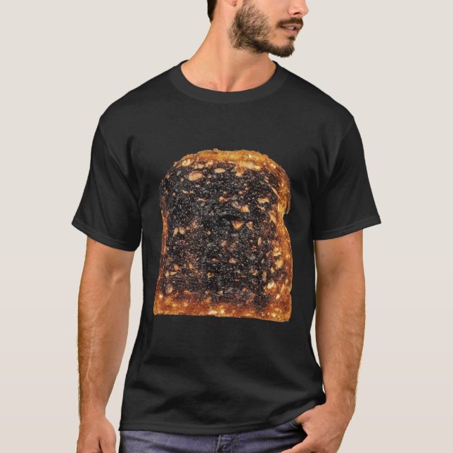Bread Toast Burnt Matching Halloween Costume Gift T-Shirt (Front)