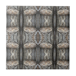 Bread Tree Bark Patterned 4.25 Square Ceramic Tile